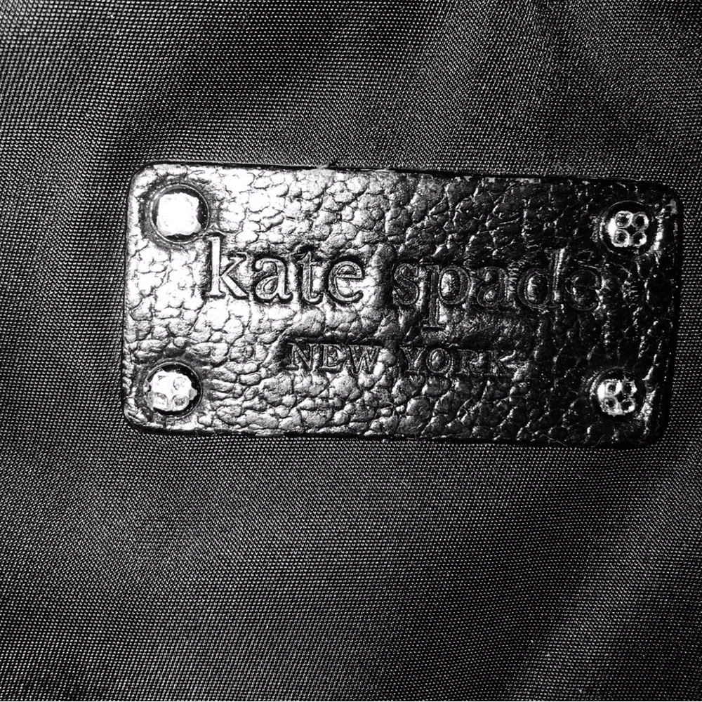 Kate Spade Black Leather Tag